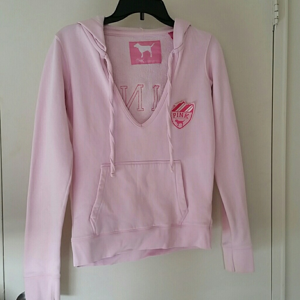 Pink hoodie